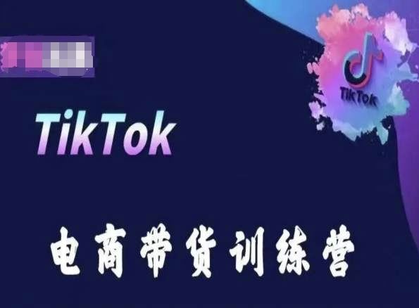 TikTok电商带货训练营，跟随时代潮流，跨境掘金-云库资源