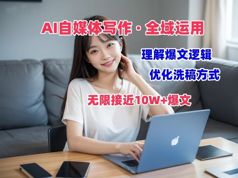 AI自媒体写作 → 价值变现，剖析爆文逻辑，无限接近10W+爆文体验课-云库资源