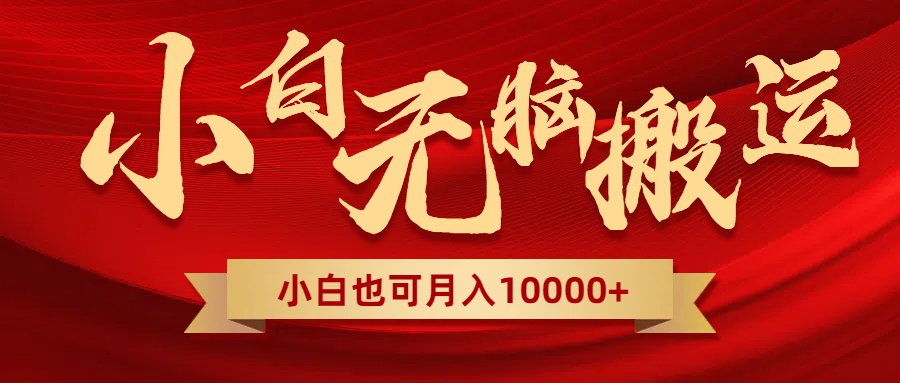 （8412期）无脑搬运视频，全新平台独占玩法，一个账号每天1000+，多账号轻松扩张！-云库资源