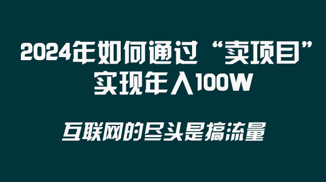 （8382期） 2024年如何通过“卖项目”实现年入100W-云库资源