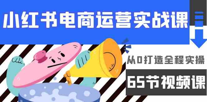 （9724期）小红书电商运营实战课，​从0打造全程实操（65节视频课）-云库资源