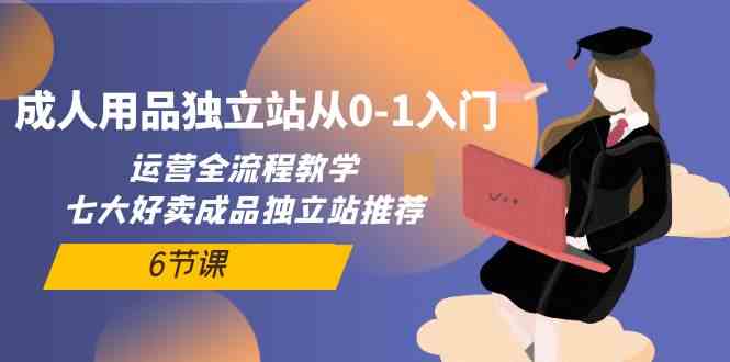 （10082期）成人用品独立站从0-1入门，运营全流程教学，七大好卖成品独立站推荐-6节课-云库资源