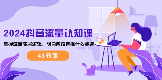 （10713期）2024抖音流量·认知课：掌握流量底层逻辑，明白应该选择什么赛道 (43节课)-云库资源