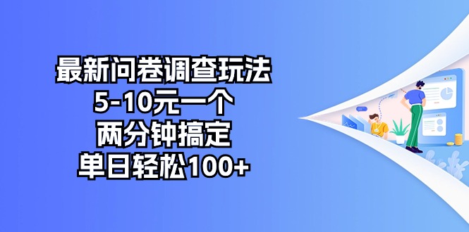 （10606期）最新问卷调查玩法，5-10元一个，两分钟搞定，单日轻松100+-云库资源