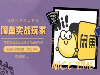 手把手教你0到1系统玩转闲鱼变现，爆款思维/超级曝光/超高转化-云库资源