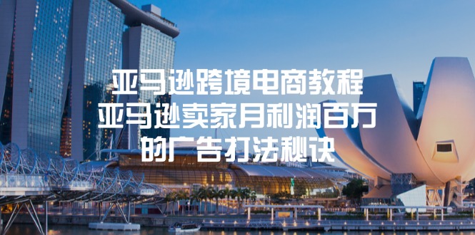（11453期）亚马逊跨境电商教程：亚马逊卖家月利润百万的广告打法秘诀-云库资源