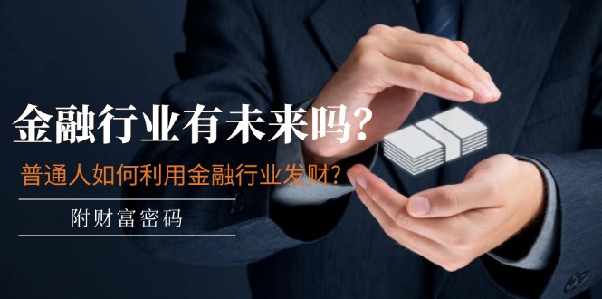 （11499期）某付费文章：金融行业有未来吗？普通人如何利用金融行业发财?(附财富密码)-云库资源
