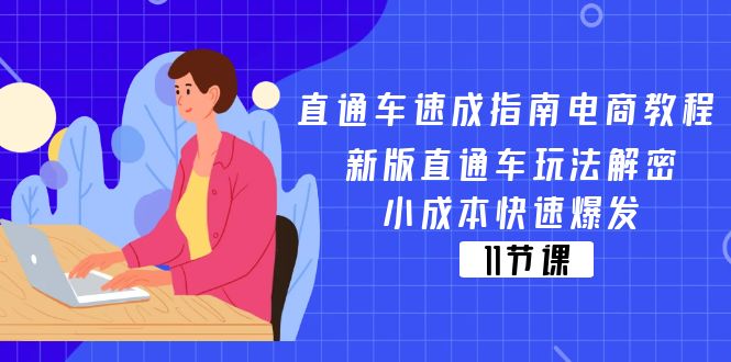 （11537期）直通车 速成指南电商教程：新版直通车玩法解密，小成本快速爆发（11节）-云库资源