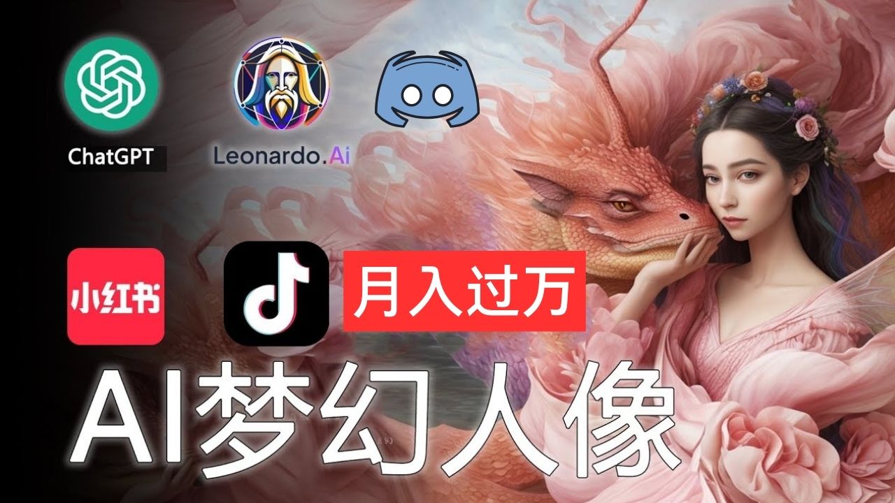 （11575期）AI摄影梦幻人像：零基础也能月入过万的秘密-云库资源