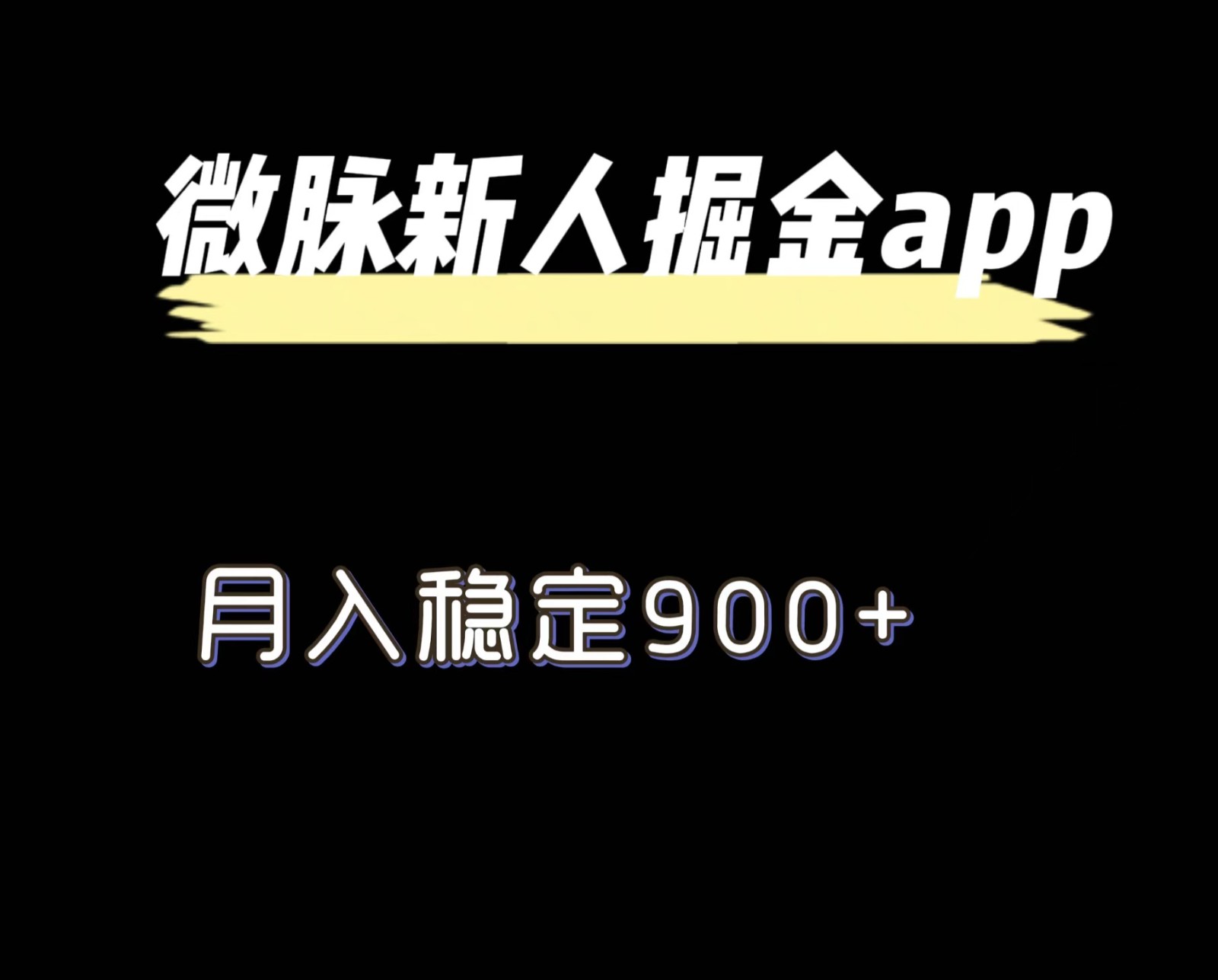 最新微脉长久项目，拉新掘金，月入稳定900+-云库资源