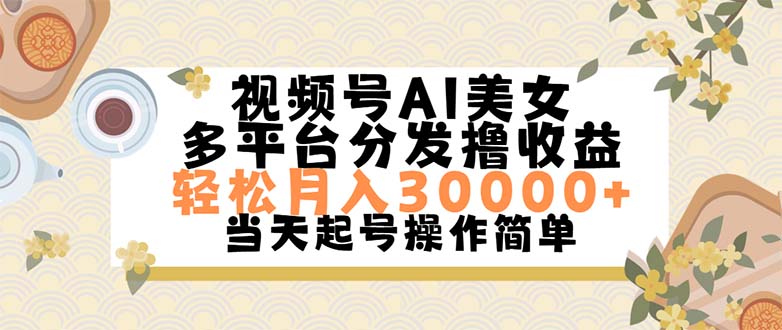 （11684期）视频号AI美女，轻松月入30000+,操作简单轻松上手-云库资源