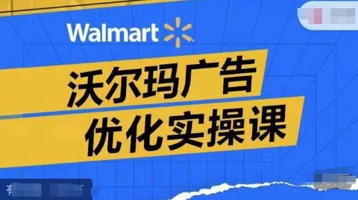 沃尔玛广告优化实操课，广告报告实操讲解，广告如何提高转化和ROAS等-云库资源