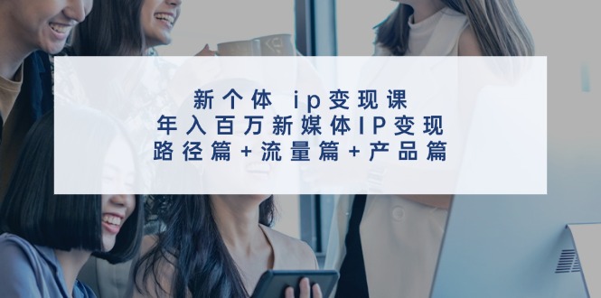（11971期）新个体 ip变现课，年入百万新媒体IP变现，路径篇+流量篇+产品篇-云库资源