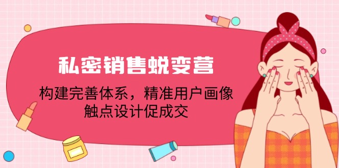 私密销售蜕变营：构建完善体系，精准用户画像，触点设计促成交-云库资源