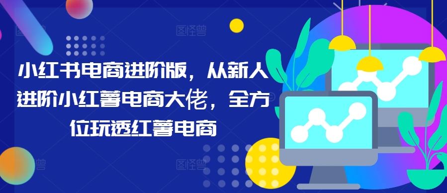 小红书电商进阶版，从新人进阶小红薯电商大佬，全方位玩透红薯电商-云库资源