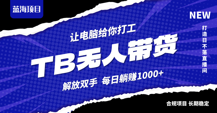 （12742期）淘宝无人直播最新玩法，不违规不封号，轻松月入3W+-云库资源