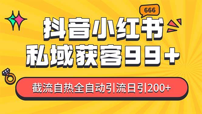 （13421期）某音，小红书，野路子引流玩法截流自热一体化日引200+精准粉 单日变现3…-云库资源
