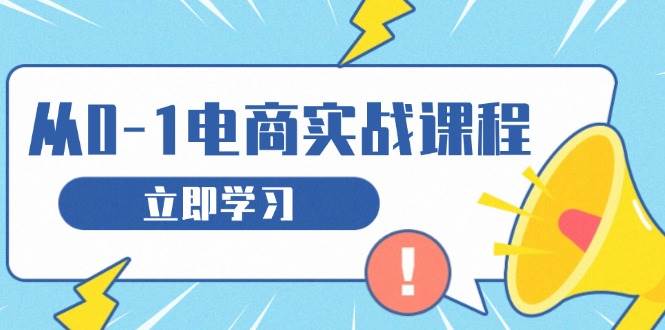 （13594期）从零做电商实战课程，教你如何获取访客、选品布局，搭建基础运营团队-云库资源