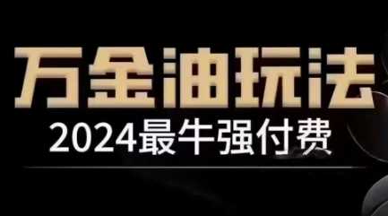 2024最牛强付费，万金油强付费玩法，干货满满，全程实操起飞（更新12月）-云库资源