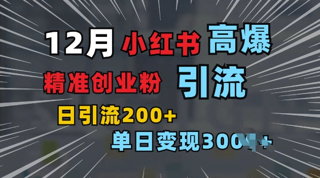 小红书一张图片“引爆”创业粉，单日+200+精准创业粉 可筛选付费意识创业粉【揭秘】-云库资源