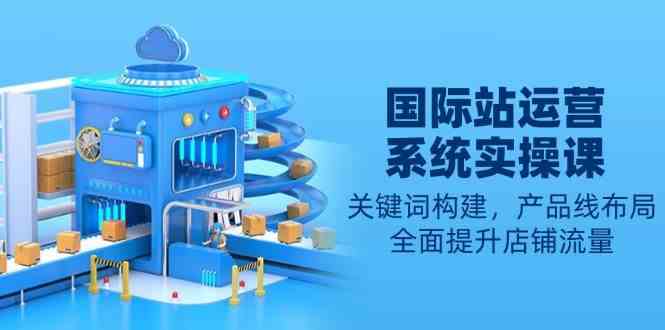 国际站运营系统实操课：关键词构建，产品线布局，全面提升店铺流量-云库资源