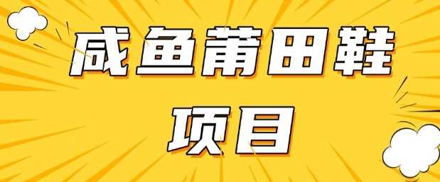 闲鱼高转化项目，手把手教你做，日入3张+(详细教程+货源)-云库资源