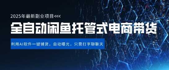 【闲鱼全自动电商带货】三年磨一剑，一朝露锋芒，长期稳定项目，单日稳定变现5张【揭秘】-云库资源