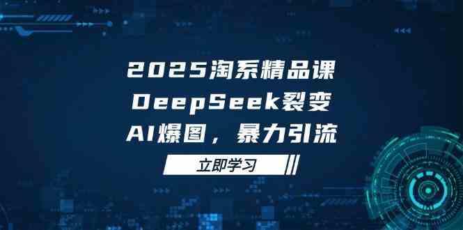 2025无界精品课，DeepSeek裂变，AI爆图，暴力引流助力淘系运营-云库资源