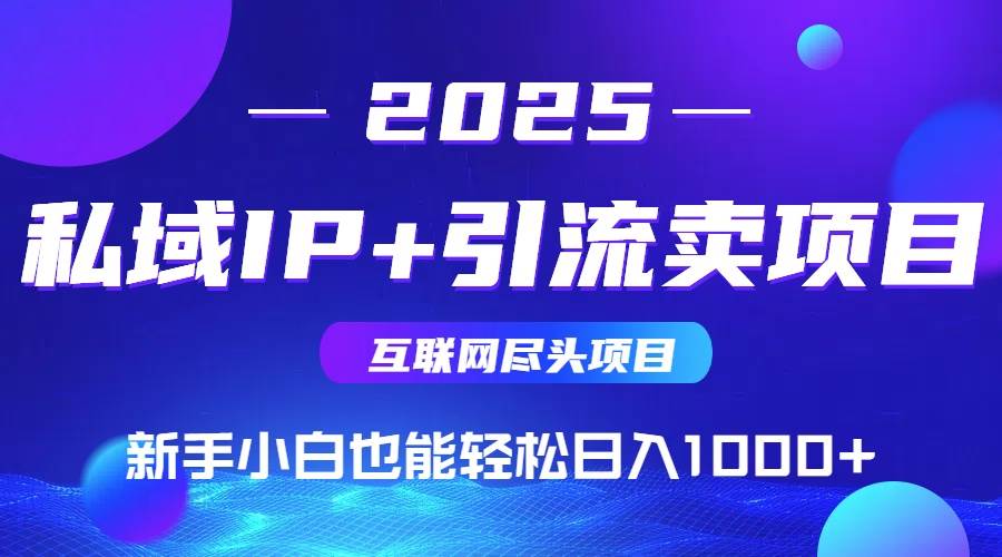 （14613期）私域IP+卖项目，普通人小白也能轻松实现日入1000+-云库资源