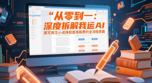 从零到一：深度拆解我运用AI撰写爽文小说挣取首笔稿费的全流程思路-云库资源