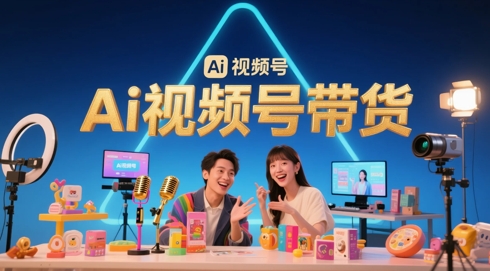 风口已至！AI视频号带货轻松月入过1W，99%的普通人却卡在内容制作门槛-云库资源