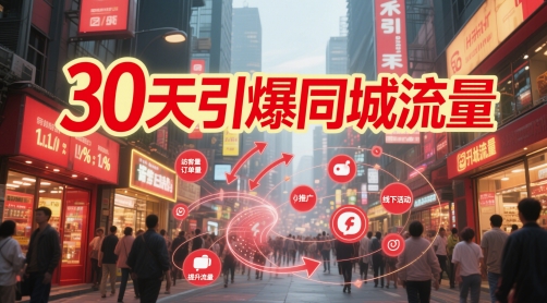 30天引爆同城流量：团购篇 认知篇 流量篇 来客篇 达人篇 老板人设IP篇 投流篇-云库资源